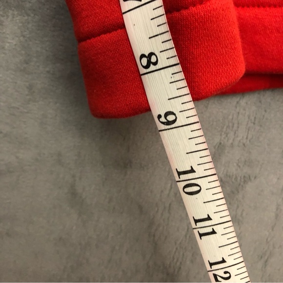 The Lost Breed Tiger Mouth Fleece Training Sweat Shorts Men’s Red White Small - Picture 14 of 14